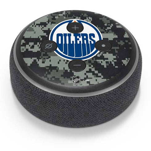 NHL Edmonton Oilers Camo Amazon Echo Dot Skin