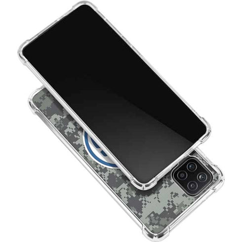 NHL Edmonton Oilers Camo Galaxy A12 Clear Case