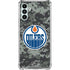 NHL Edmonton Oilers Camo Galaxy A13 5G Clear Case