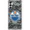 NHL Edmonton Oilers Camo Galaxy A14 5G Clear Case