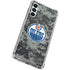 NHL Edmonton Oilers Camo Galaxy A15 5G Clear Case