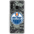 NHL Edmonton Oilers Camo Galaxy A21 Clear Case