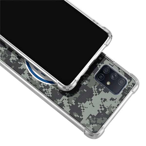 NHL Edmonton Oilers Camo Galaxy A51 5G Clear Case