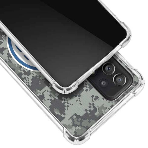 NHL Edmonton Oilers Camo Galaxy A52 5G Clear Case