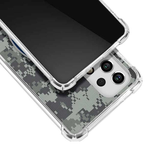 NHL Edmonton Oilers Camo Galaxy A53 5G Clear Case