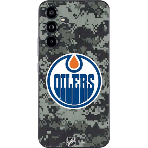 NHL Edmonton Oilers Camo Galaxy A54 5G Skin