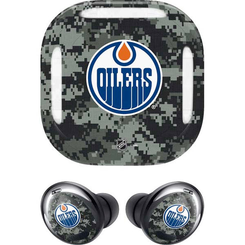 NHL Edmonton Oilers Camo Galaxy Buds Pro Skin