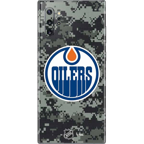 NHL Edmonton Oilers Camo Galaxy Note 10 Plus Skin