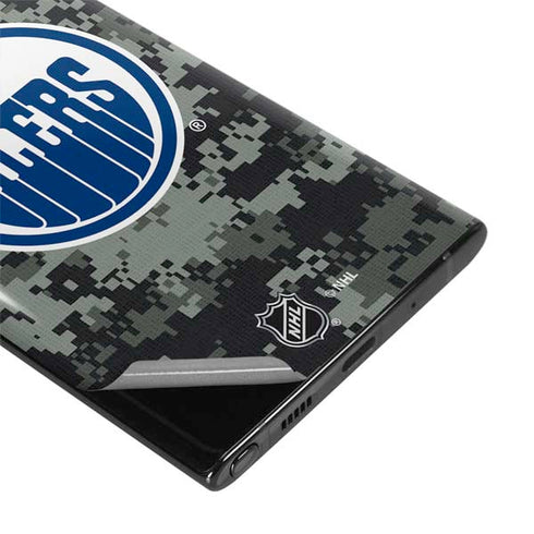 NHL Edmonton Oilers Camo Galaxy Note 10 Skin