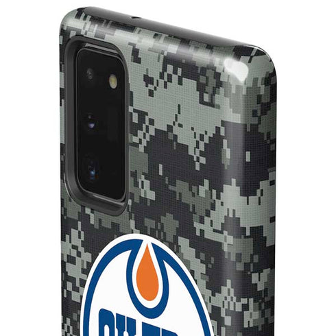 NHL Edmonton Oilers Camo Galaxy Note20 5G Pro Case