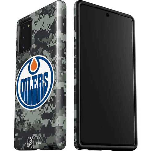 NHL Edmonton Oilers Camo Galaxy Note20 5G Pro Case