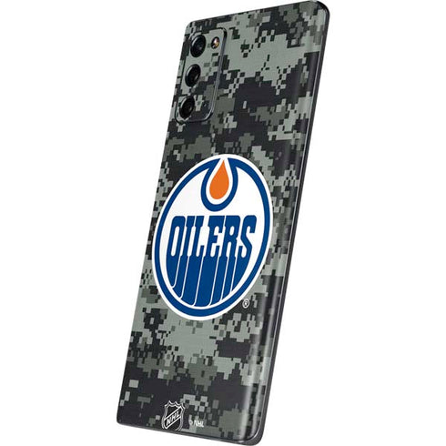 NHL Edmonton Oilers Camo Galaxy Note20 5G Skin
