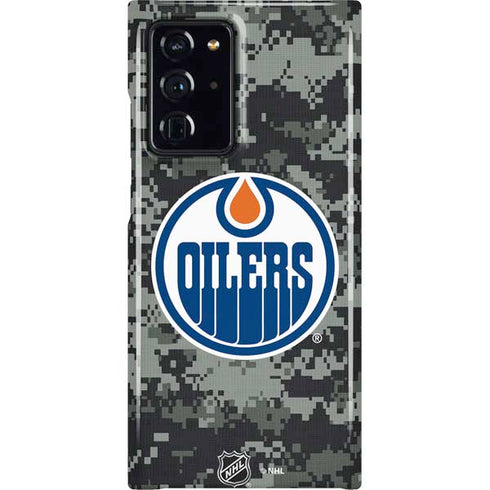 NHL Edmonton Oilers Camo Galaxy Note20 Ultra 5G Lite Case