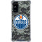 NHL Edmonton Oilers Camo Galaxy S20 FE Clear Case