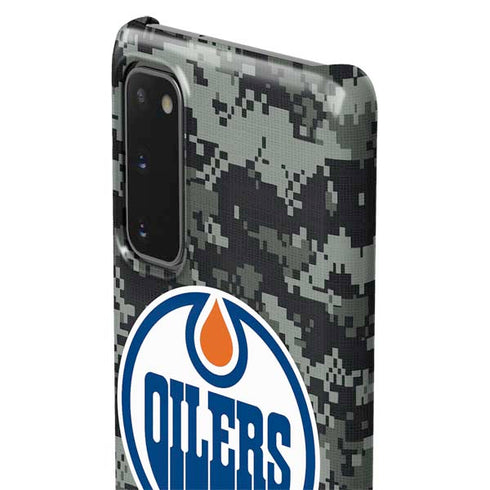 NHL Edmonton Oilers Camo Galaxy S20 Lite Case