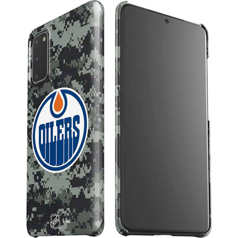 NHL Edmonton Oilers Camo Galaxy S20 Lite Case