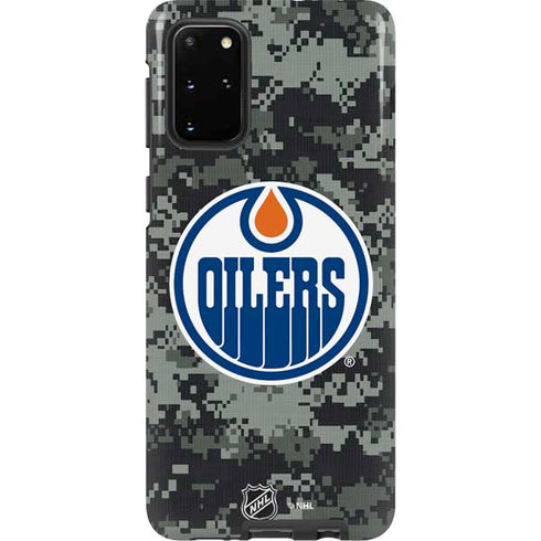 NHL Edmonton Oilers Camo Galaxy S20 Plus Pro Case