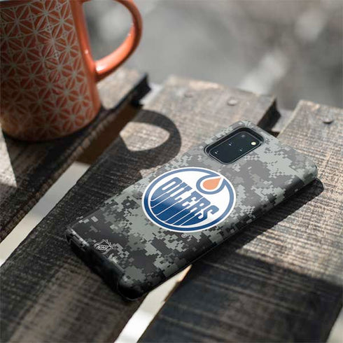 NHL Edmonton Oilers Camo Galaxy S20 Plus Pro Case