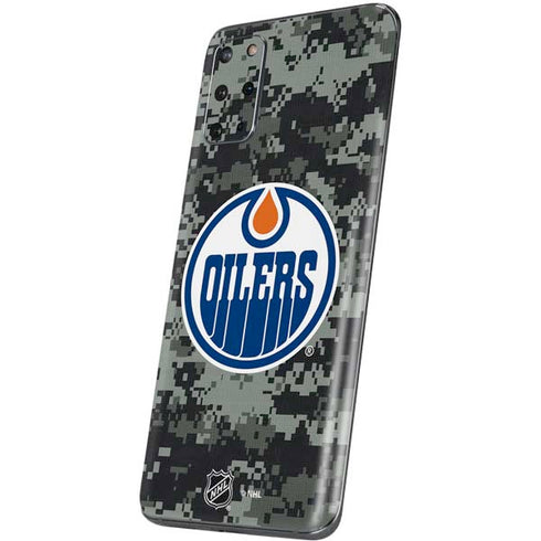 NHL Edmonton Oilers Camo Galaxy S20 Plus Skin