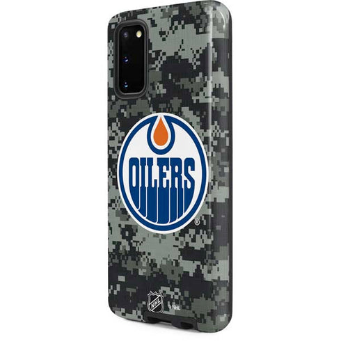NHL Edmonton Oilers Camo Galaxy S20 Pro Case