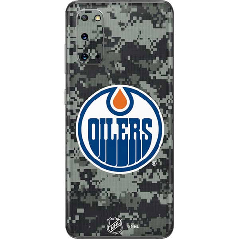 NHL Edmonton Oilers Camo Galaxy S20 Skin