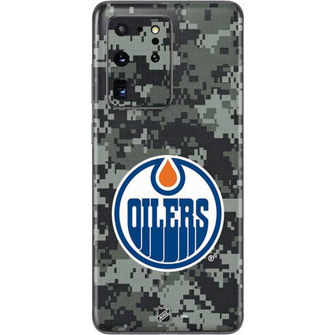 NHL Edmonton Oilers Camo Galaxy S20 Ultra 5G Skin