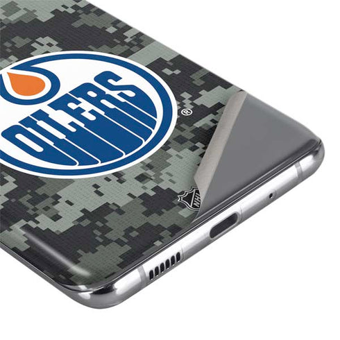 NHL Edmonton Oilers Camo Galaxy S20 Ultra 5G Skin
