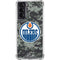 NHL Edmonton Oilers Camo Galaxy S21 5G Clear Case