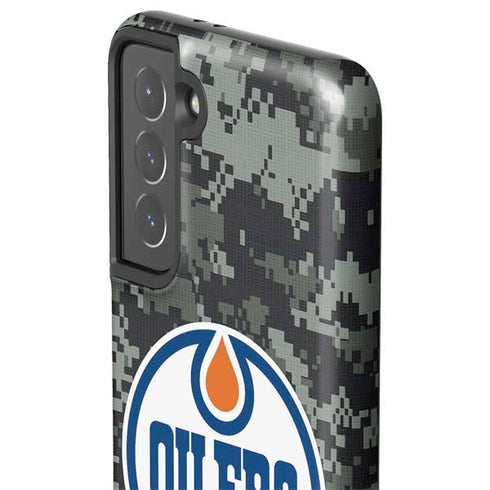 NHL Edmonton Oilers Camo Galaxy S21 5G Pro Case