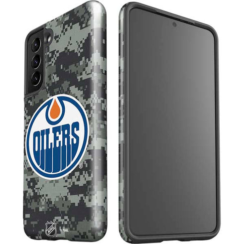 NHL Edmonton Oilers Camo Galaxy S21 5G Pro Case