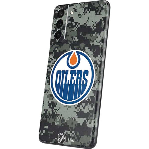 NHL Edmonton Oilers Camo Galaxy S21 5G Skin