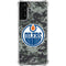 NHL Edmonton Oilers Camo Galaxy S21 FE Clear Case