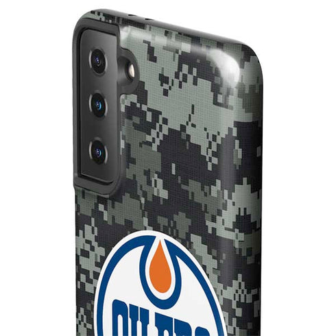 NHL Edmonton Oilers Camo Galaxy S21 Plus 5G Pro Case