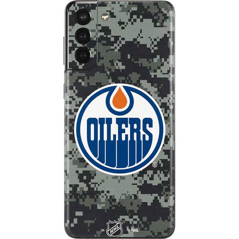 NHL Edmonton Oilers Camo Galaxy S21 Plus 5G Skin