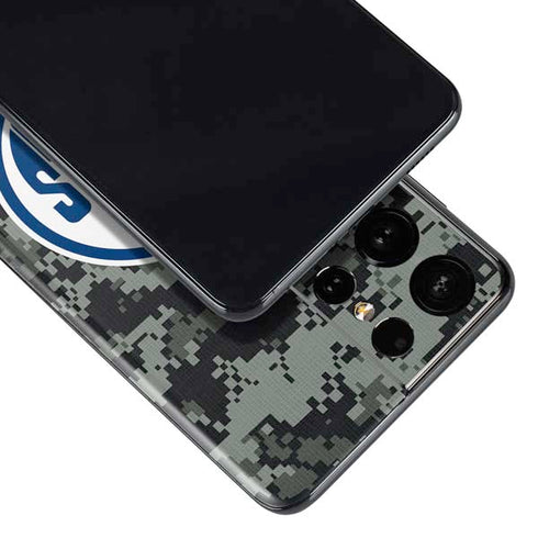NHL Edmonton Oilers Camo Galaxy S21 Ultra 5G Skin