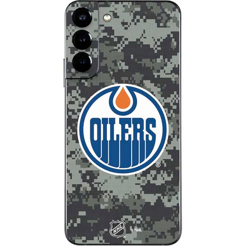 NHL Edmonton Oilers Camo Galaxy S22 Plus Skin
