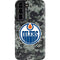 NHL Edmonton Oilers Camo Galaxy S22 Pro Case