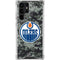 NHL Edmonton Oilers Camo Galaxy S22 Ultra Clear Case