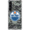 NHL Edmonton Oilers Camo Galaxy S23 Clear Case