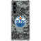 NHL Edmonton Oilers Camo Galaxy S23 FE Clear Case