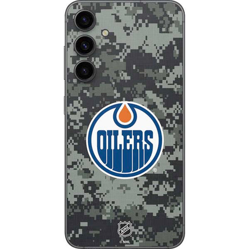 NHL Edmonton Oilers Camo Galaxy S23 FE Skin