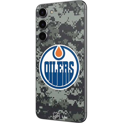 NHL Edmonton Oilers Camo Galaxy S23 Plus Skin