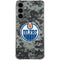 NHL Edmonton Oilers Camo Galaxy S24 Plus Clear Case