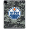 NHL Edmonton Oilers Camo iPad Pro 12.9in (2020) Clear Case
