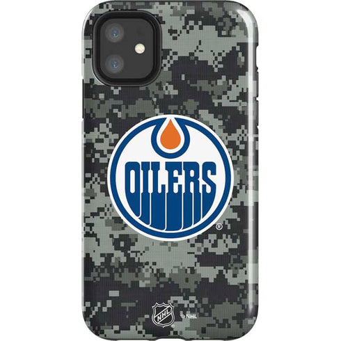 NHL Edmonton Oilers Camo iPhone 11 Impact Case