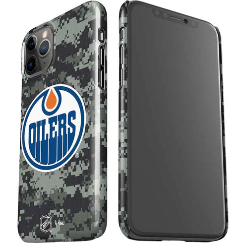 NHL Edmonton Oilers Camo iPhone 11 Pro Lite Case