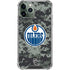 NHL Edmonton Oilers Camo iPhone 11 Pro Max Clear Case