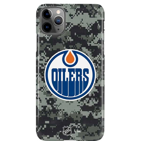NHL Edmonton Oilers Camo iPhone 11 Pro Max Lite Case