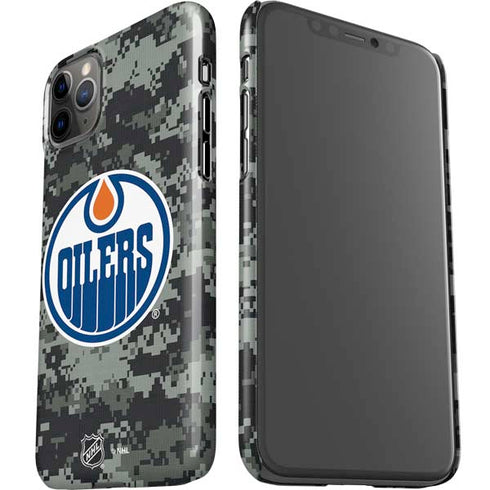 NHL Edmonton Oilers Camo iPhone 11 Pro Max Lite Case