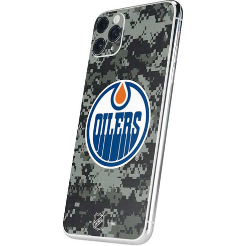 NHL Edmonton Oilers Camo iPhone 11 Pro Max Skin